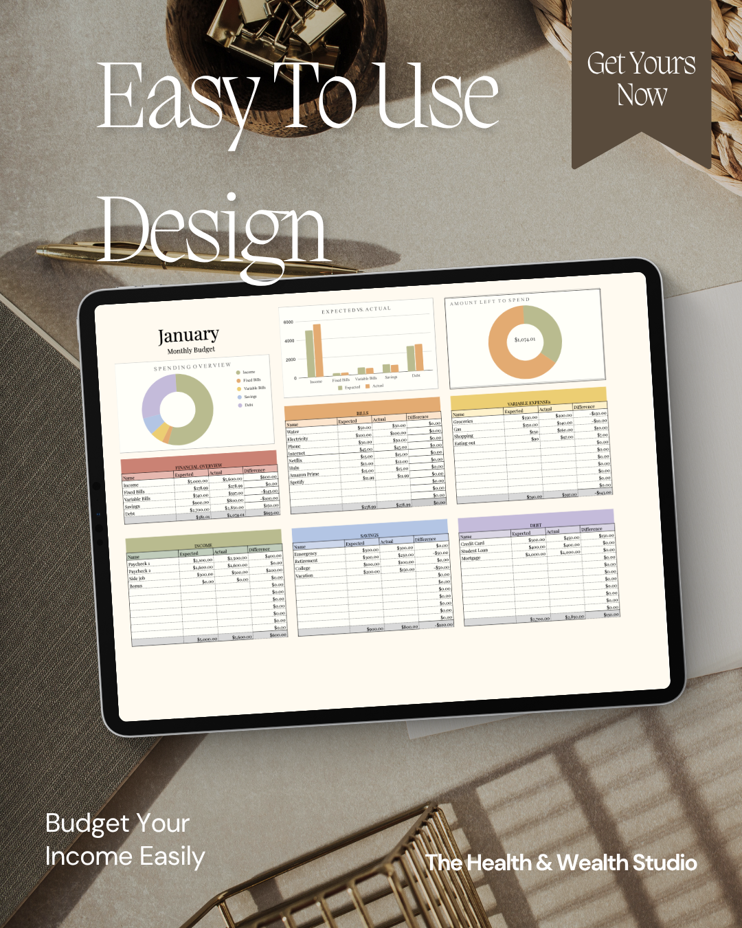 Monthly Budget Template