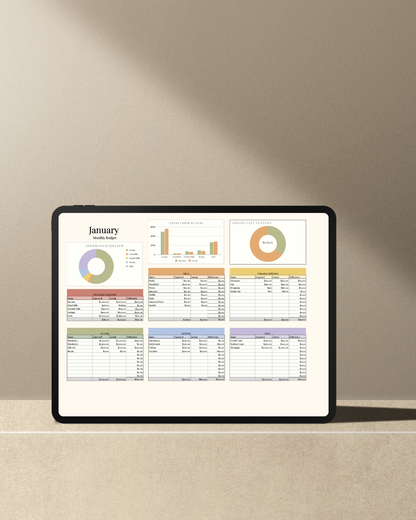 Monthly Budget Template