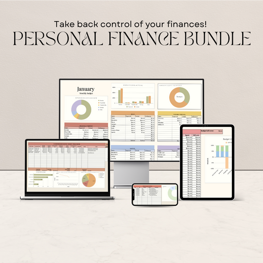 Personal Finance Template Bundle